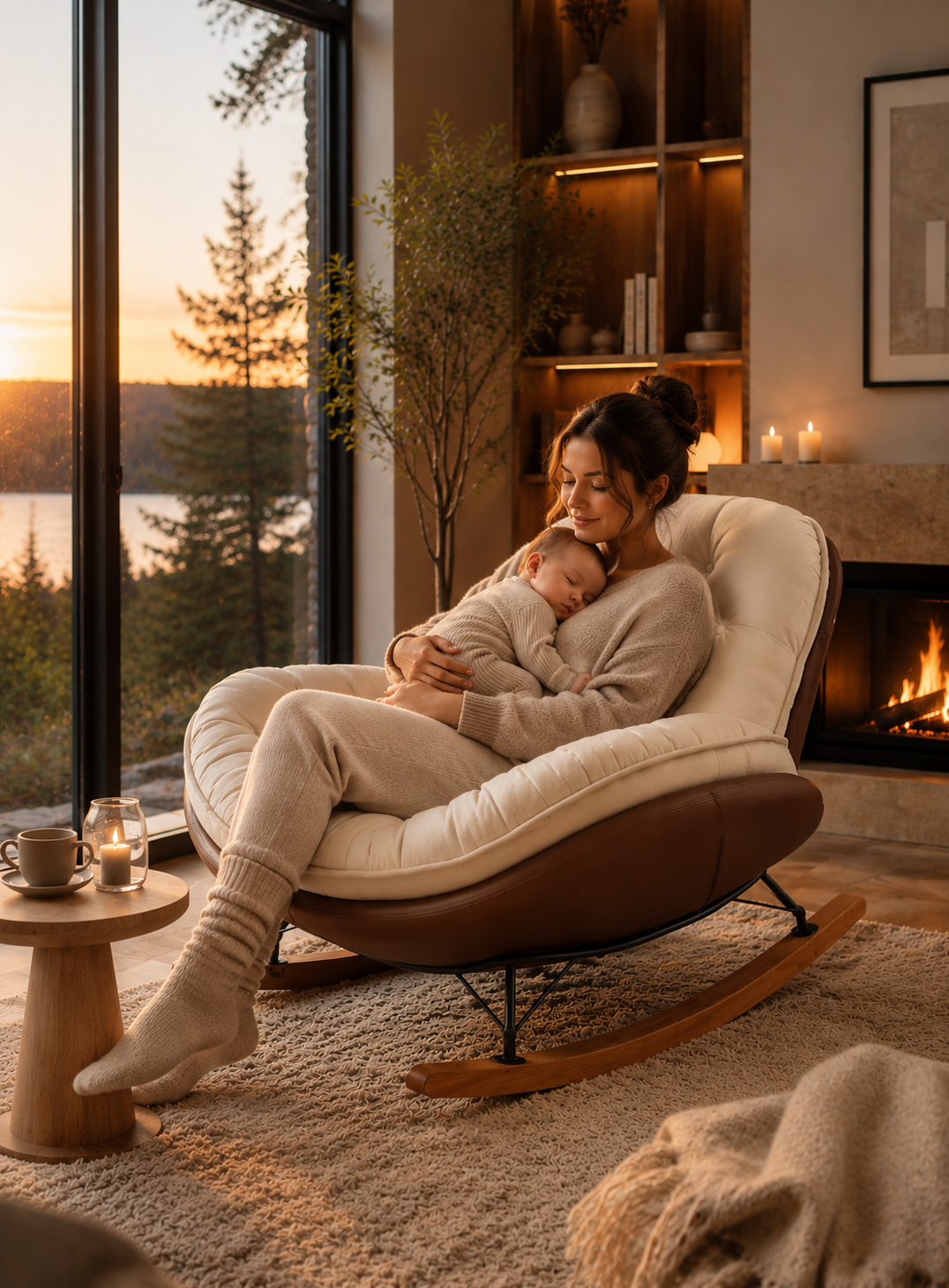 Fauteuil à Bascule cocoon Premium  | Sorella