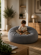 Pouf fauteuil poire salon Géant Rond Cocoon adulte &amp; enfant | orbéa