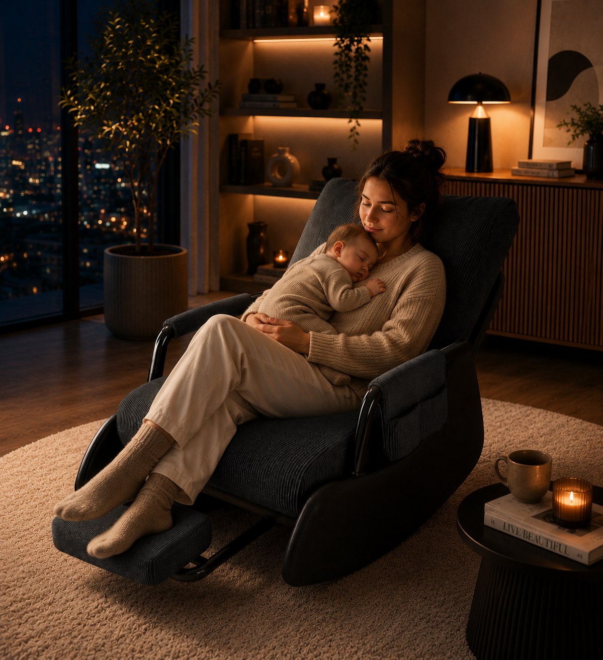 Fauteuil Relax Design premium avec Repose-Pieds Intégré | SOVA