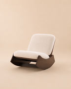 Fauteuil à Bascule Minimaliste  en Bouclé premium | CALMIA