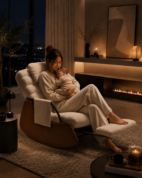 Fauteuil Relax à Bascule premium avec Repose-Pieds Intégré | NOVIA