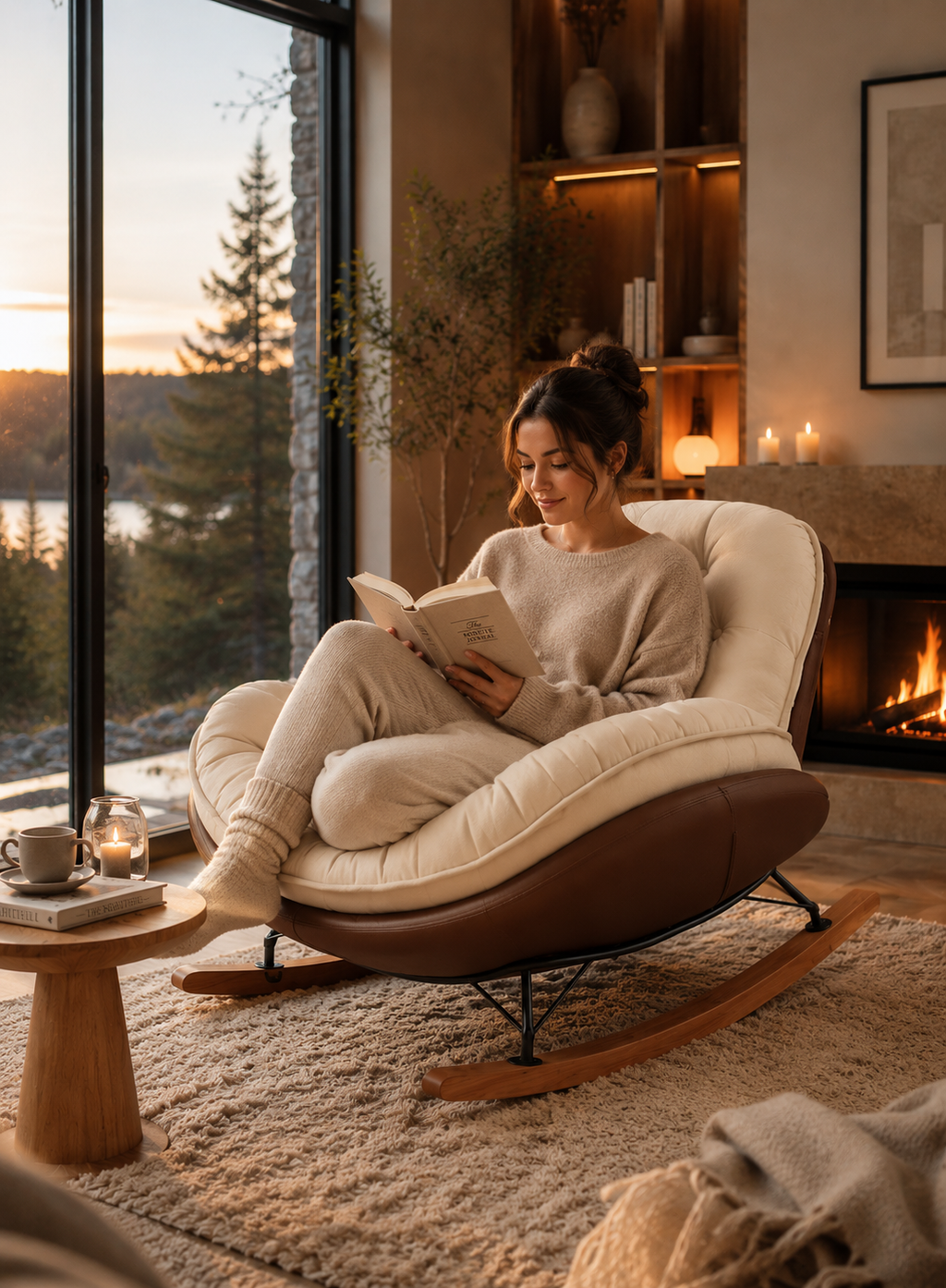 Fauteuil à Bascule cocoon Premium  | Sorella