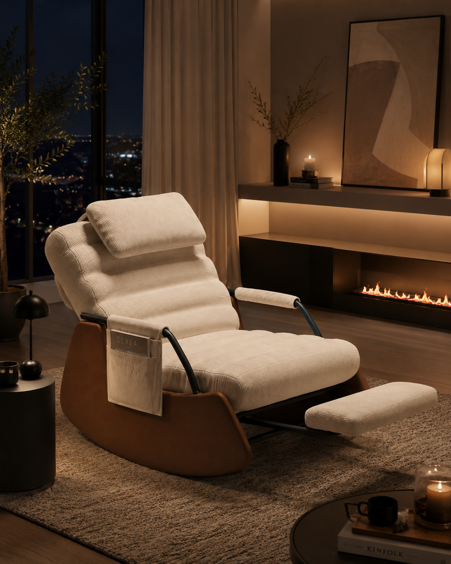 Fauteuil Relax à Bascule premium avec Repose-Pieds Intégré | NOVIA